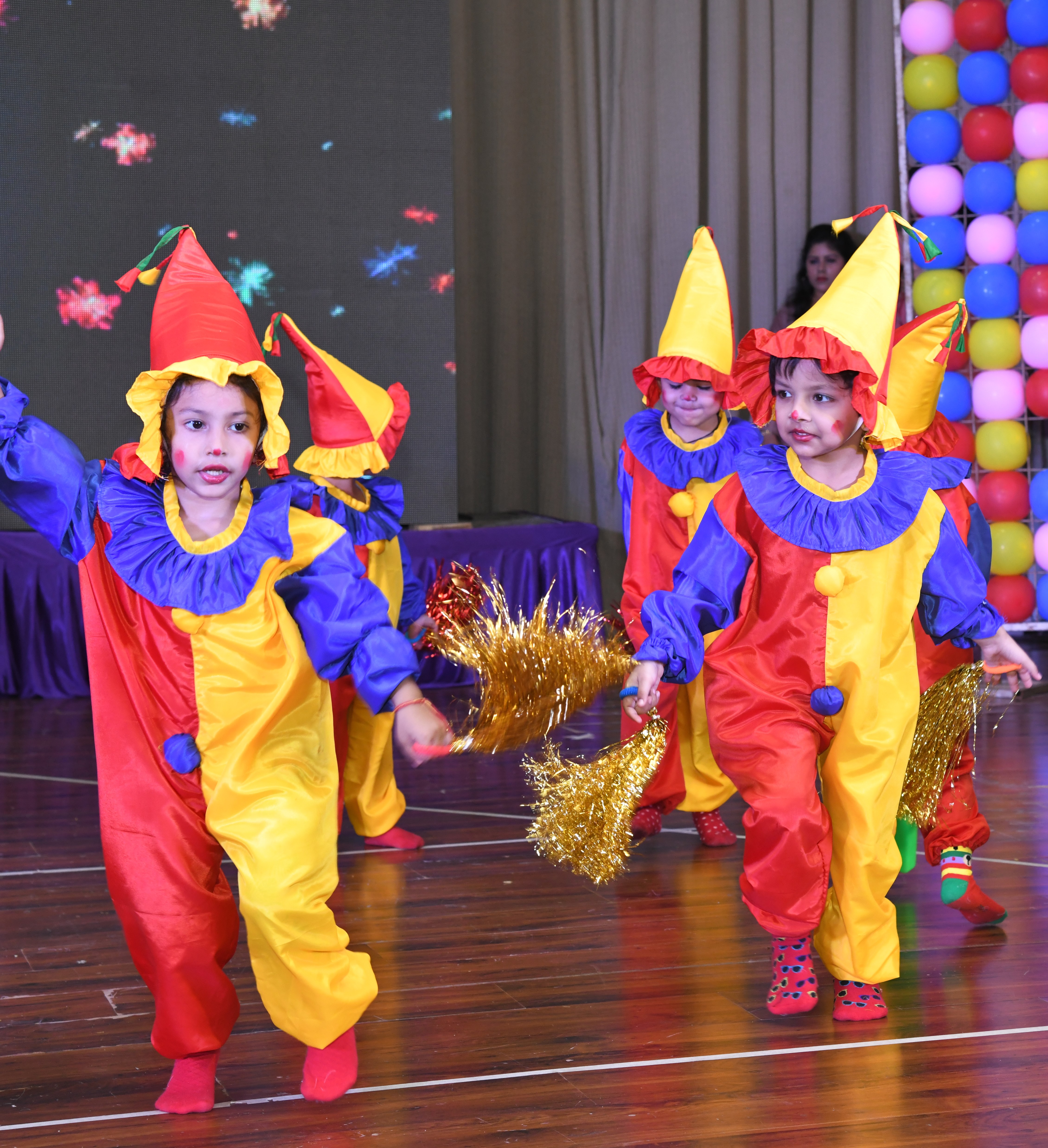 Every Year we celebrate Annual Day with Kids and invite their Parents, kids perfom, dance, act at Crayons Montessori Play School Ranchi | Kanke Road | Day Care